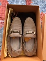 Chic Tod's Suede Loafers, Excellent Condition!