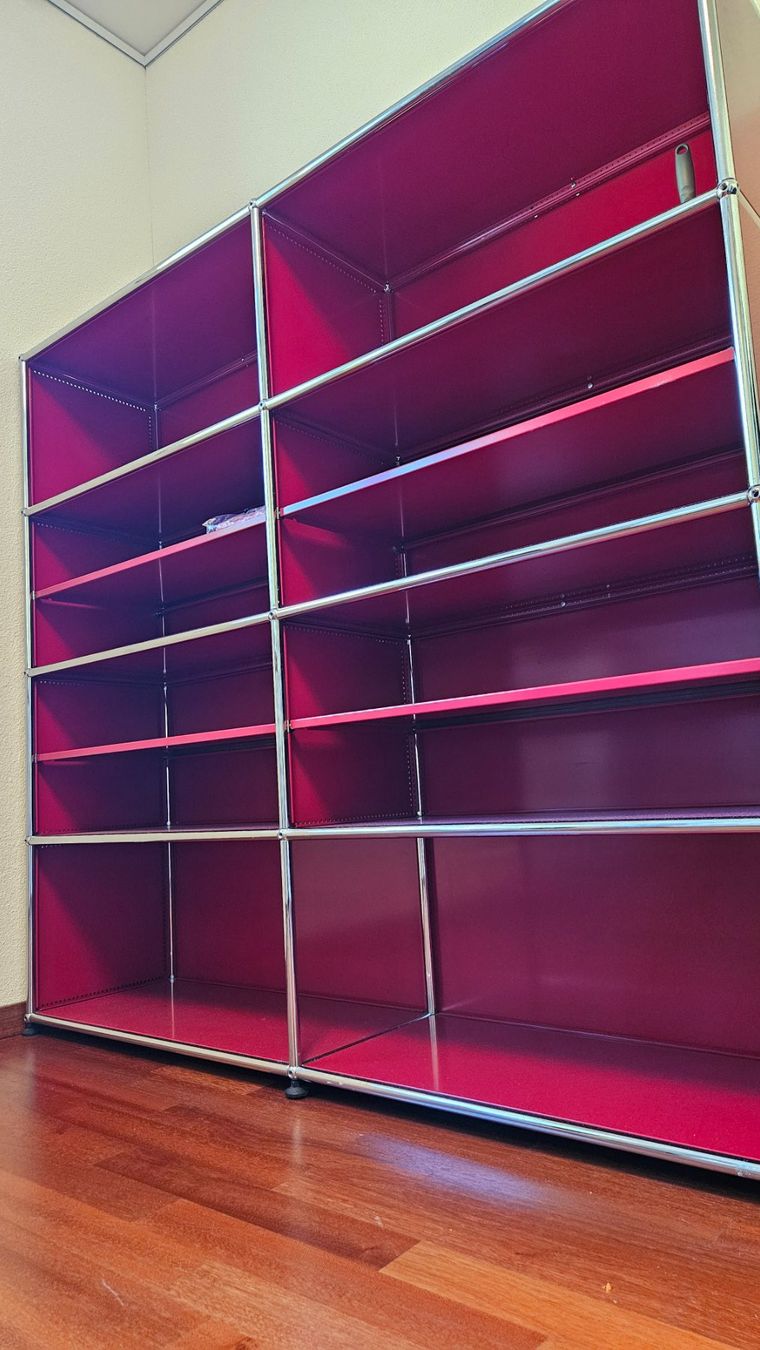 USM Scaffali: USM Regal rot – Usato da Morgarten venduto da Stohler0 2