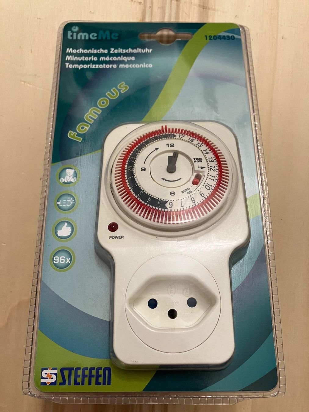 Stecker: Mechanische Zeitschaltuhr – Neu und originalverpackt aus Aarau von uni_cb66