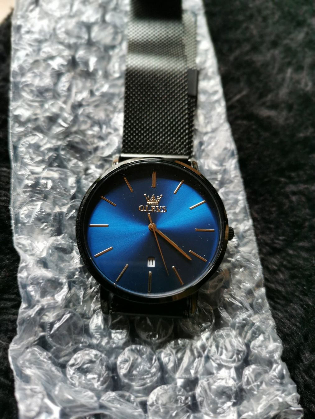 Orologi: Elegante dünne Herrenuhr – Nuovo e nell'imballaggio originale da Filzbach venduto da Sabenasi 2