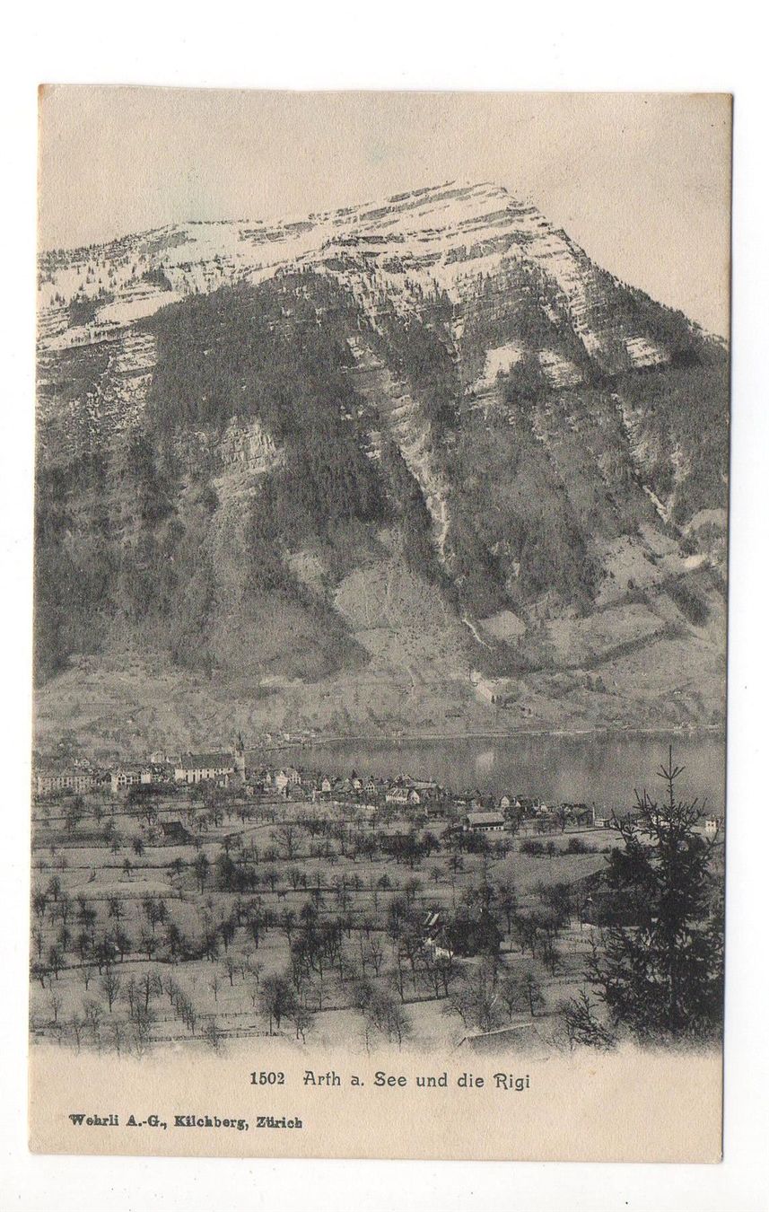 Cartoline postali: ARTH a. See und die Rigi – Usato da Jona venduto da philajona