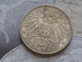 Royaume de Prusse 2 Marks 1901 - Wilhelm II (200è anni.)