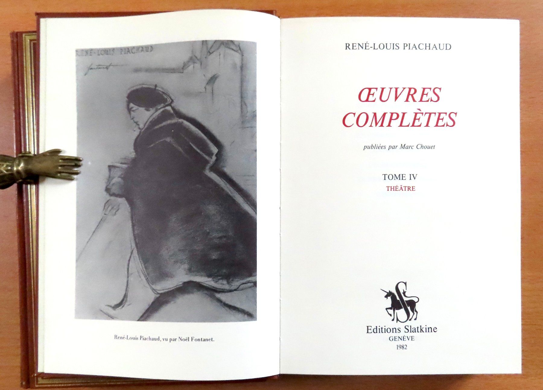 Libri: René-Louis Piachaud - Oeuvres complètes – Usato da Le Locle venduto da LibrairieLaBergerie 4
