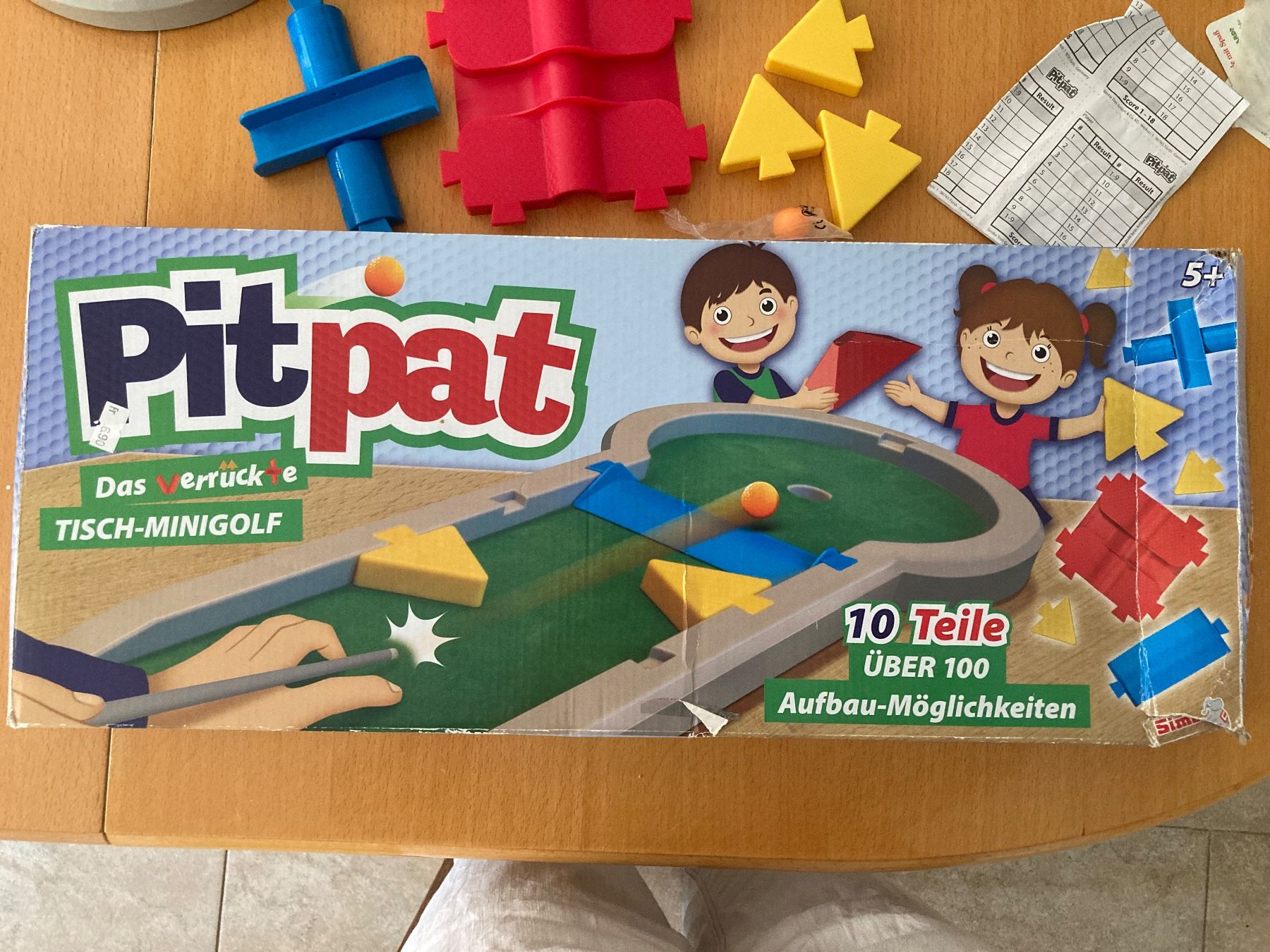 Spiele: Pit Pat Tisch-Minigolf von Simba – Gebraucht aus Gelterkinden von froggy80