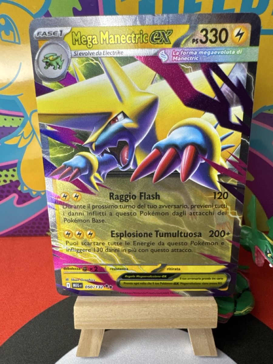 Pokémon Carte collezionabili: POKÉMON / Mega Manectric EX / Mega Evolution 🇮🇹  – Usato da Herzogenbuchsee venduto da TCG-High-Quality
