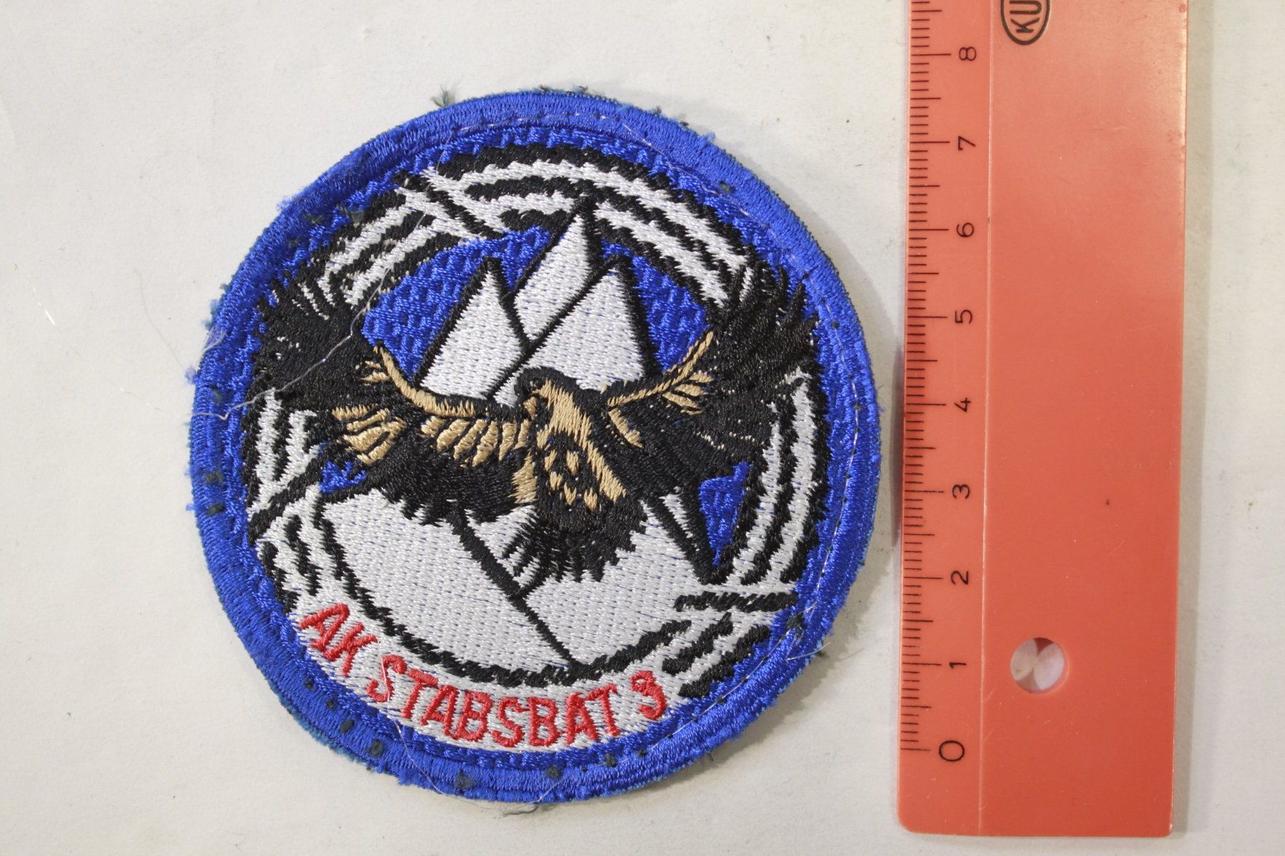 Schweizer Armee Patches: AK Stab bat 3 – Gebraucht aus La plaine von 7A6T2ME