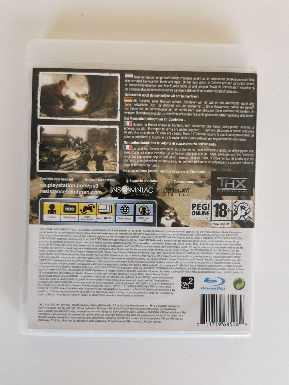 Sony Spiele: Ps 3 - Resistance Fall of Man – Gebraucht aus Lenzburg von eyworld 2