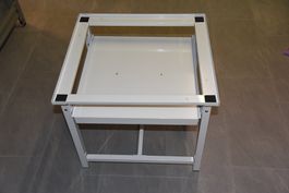 Waschmaschinen-Untergestell/-Podest weiss
