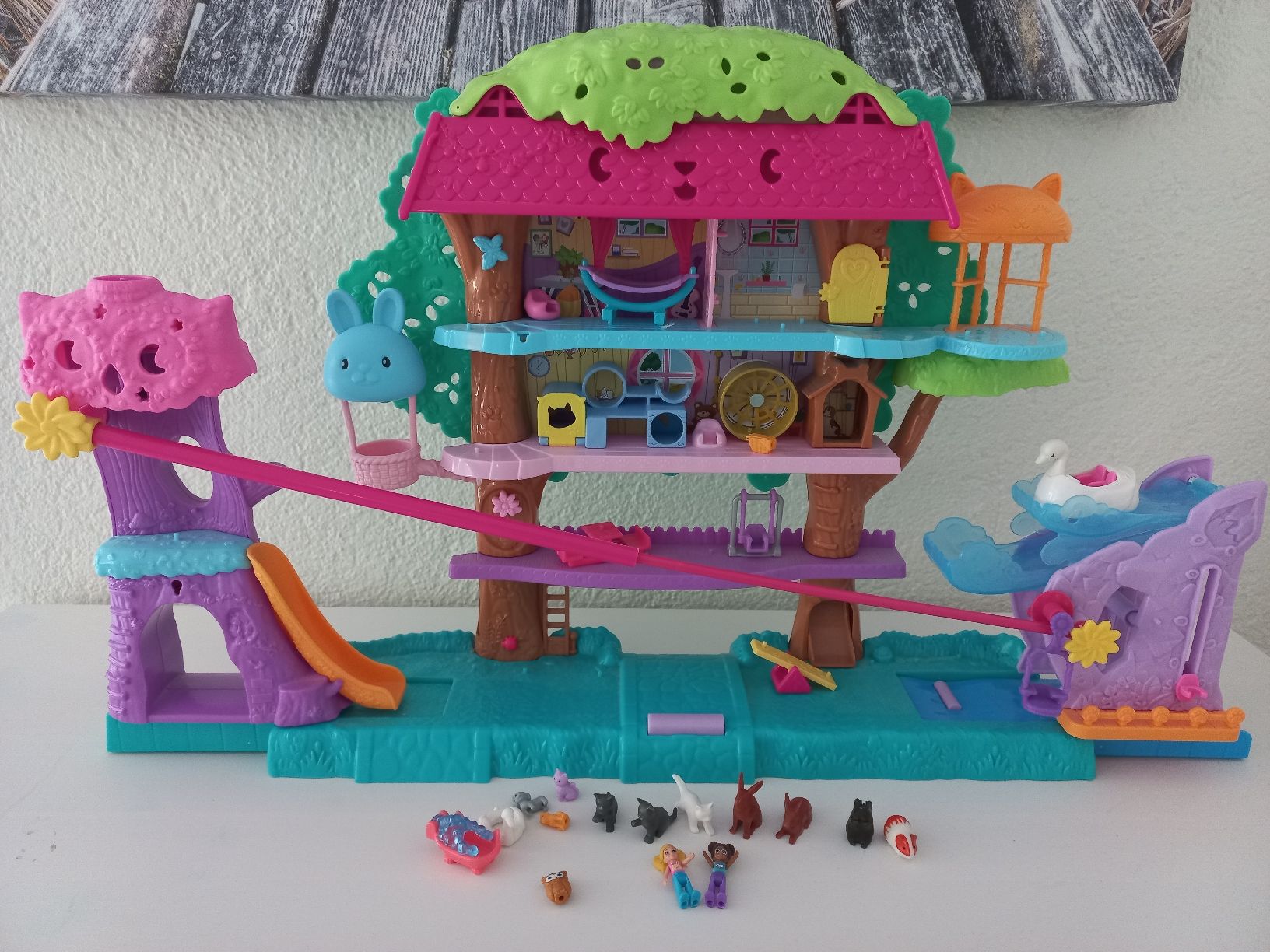 Polly Pocket Giocattoli: Polly Pocket cabane arbre 100% complet – Usato da Le Landeron venduto da Liline89