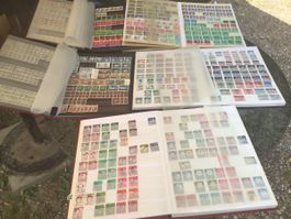 Briefmarken Sammlung Schweiz in Alben guter Zustand 6Alben 