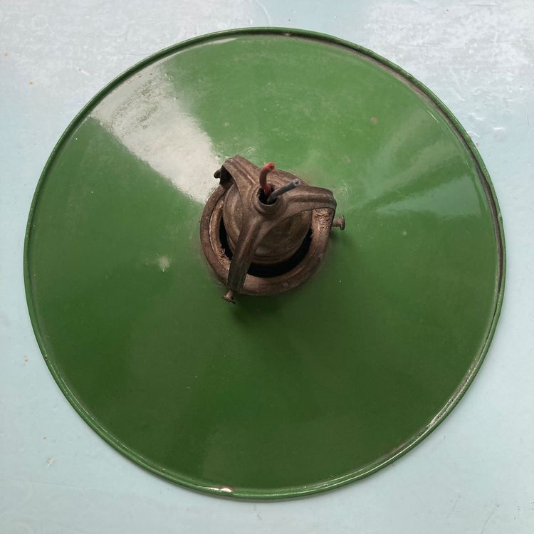 Mini Emaille-Schild Jaguar Logo Grün Oval - Dekoratives Garagenschild