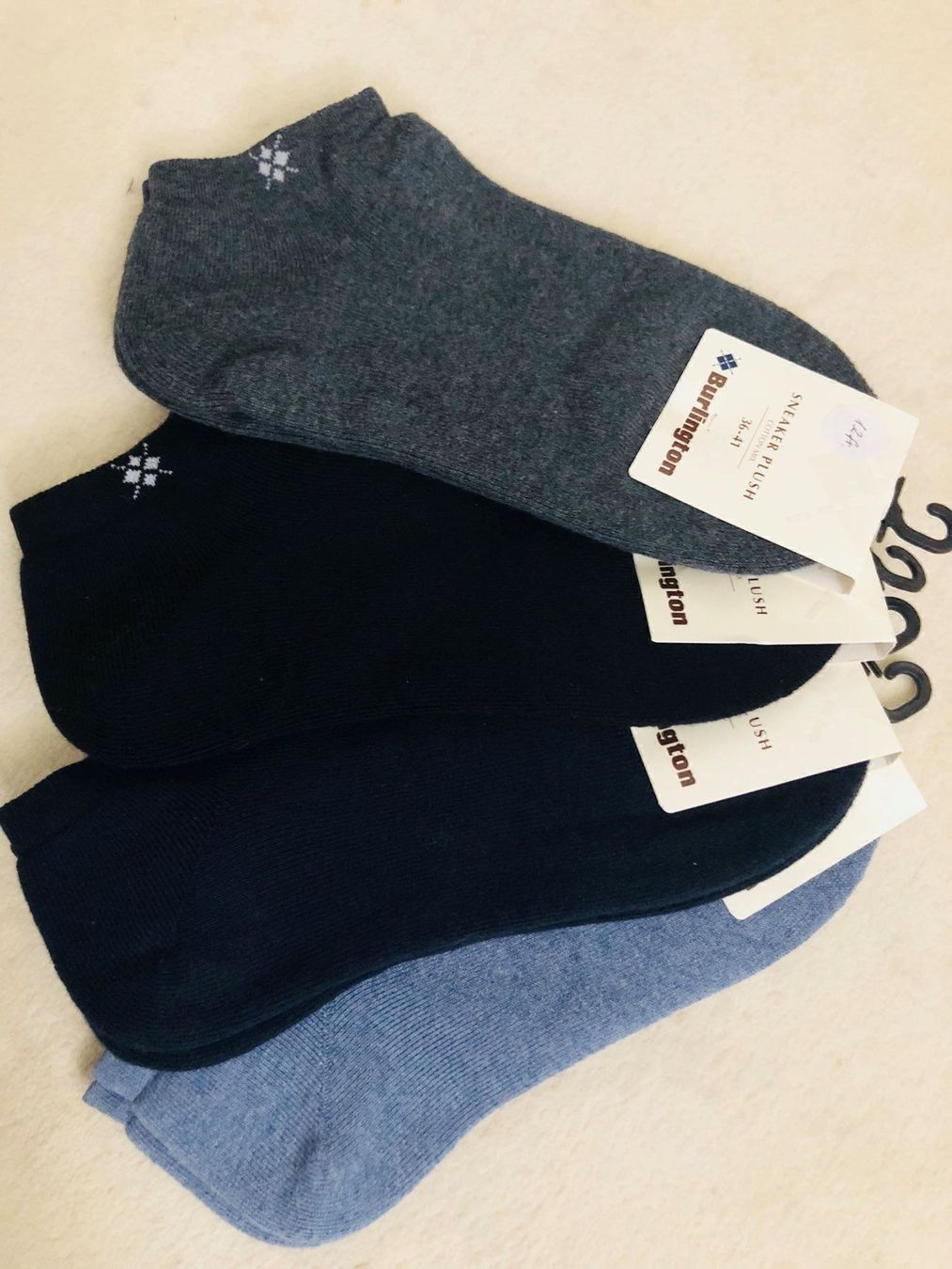 Burlington Calze: Damen Socken Burlington Plush/Baumwolle – Nuovo e nell'imballaggio originale da Zumikon venduto da DamenFashionShop 6