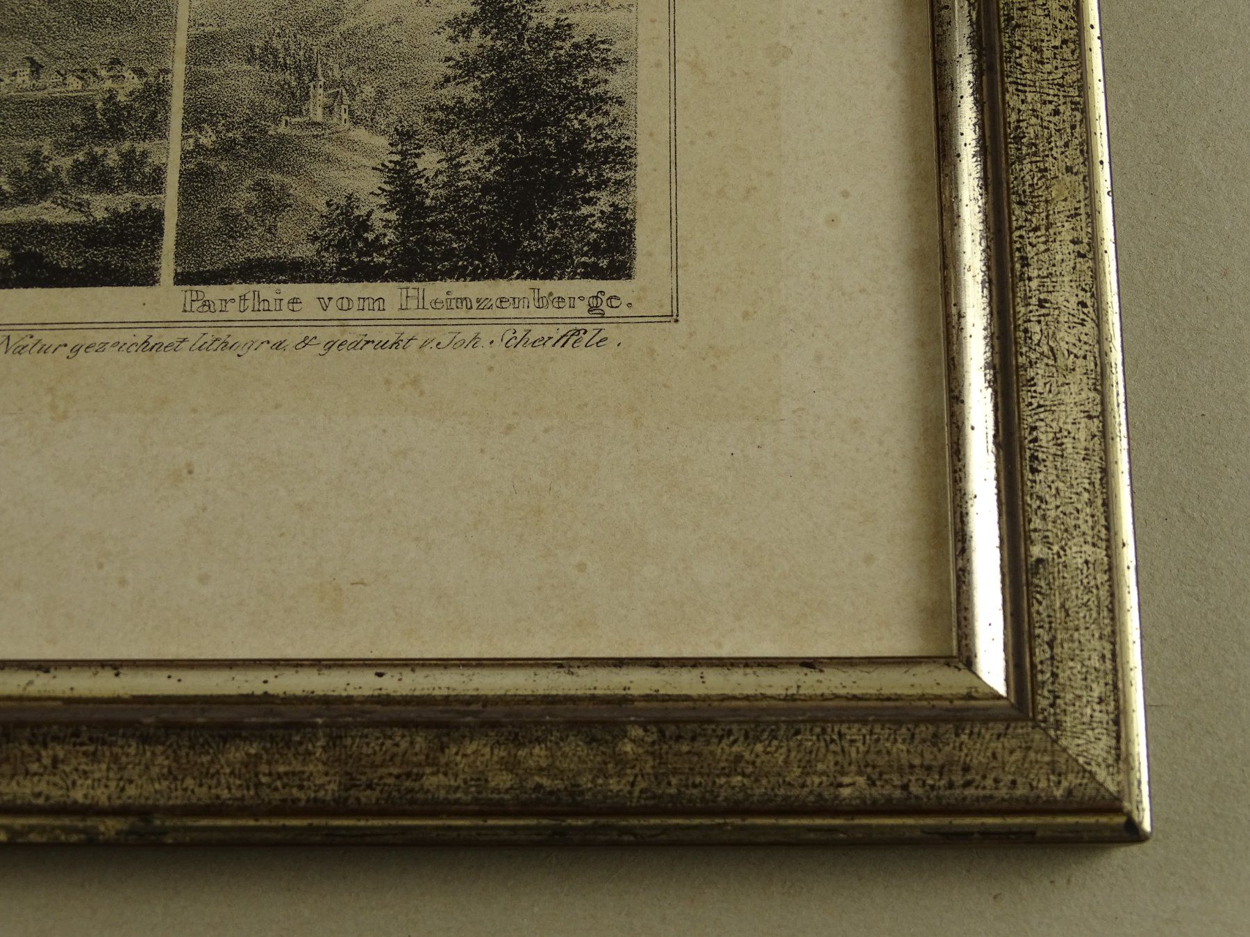 Incisioni: THUSIS, LITHOGRAPHIE UM 1840 – Usato da Grüningen venduto da Kartensammler 5