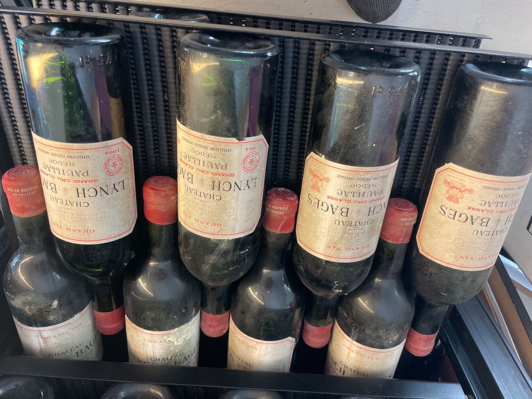 Lynch Bages Vino: 8 Flaschen Château Lynch Bages 1964 – Usato da Hölstein venduto da kolumbus1964