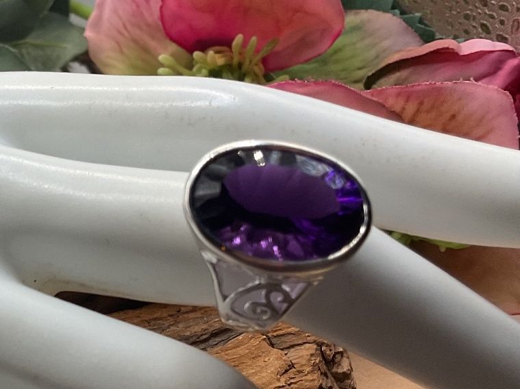 Anelli: Super Amethystring, sehr solide Qualität, Gr.56 – Nuovo (secondo la descrizione) da Luzern venduto da S.Kern01 1