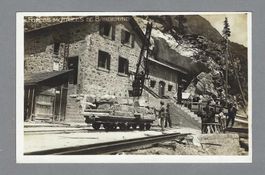 BARBERINE, STATION TERMINUS DU NFUNICULAIRE, *, RARE, ANIMÉE