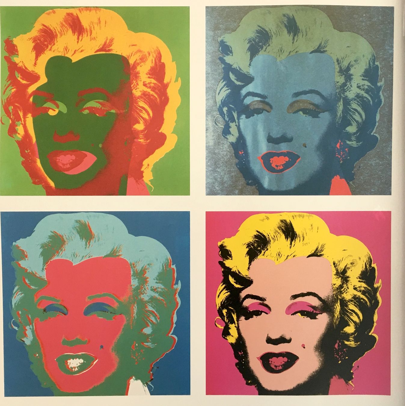 Grafica & Litografie: Andy Warhol   "Ten Marilyns II"  KUNSTDRUCK – Usato da Nennigkofen venduto da waltraub 1