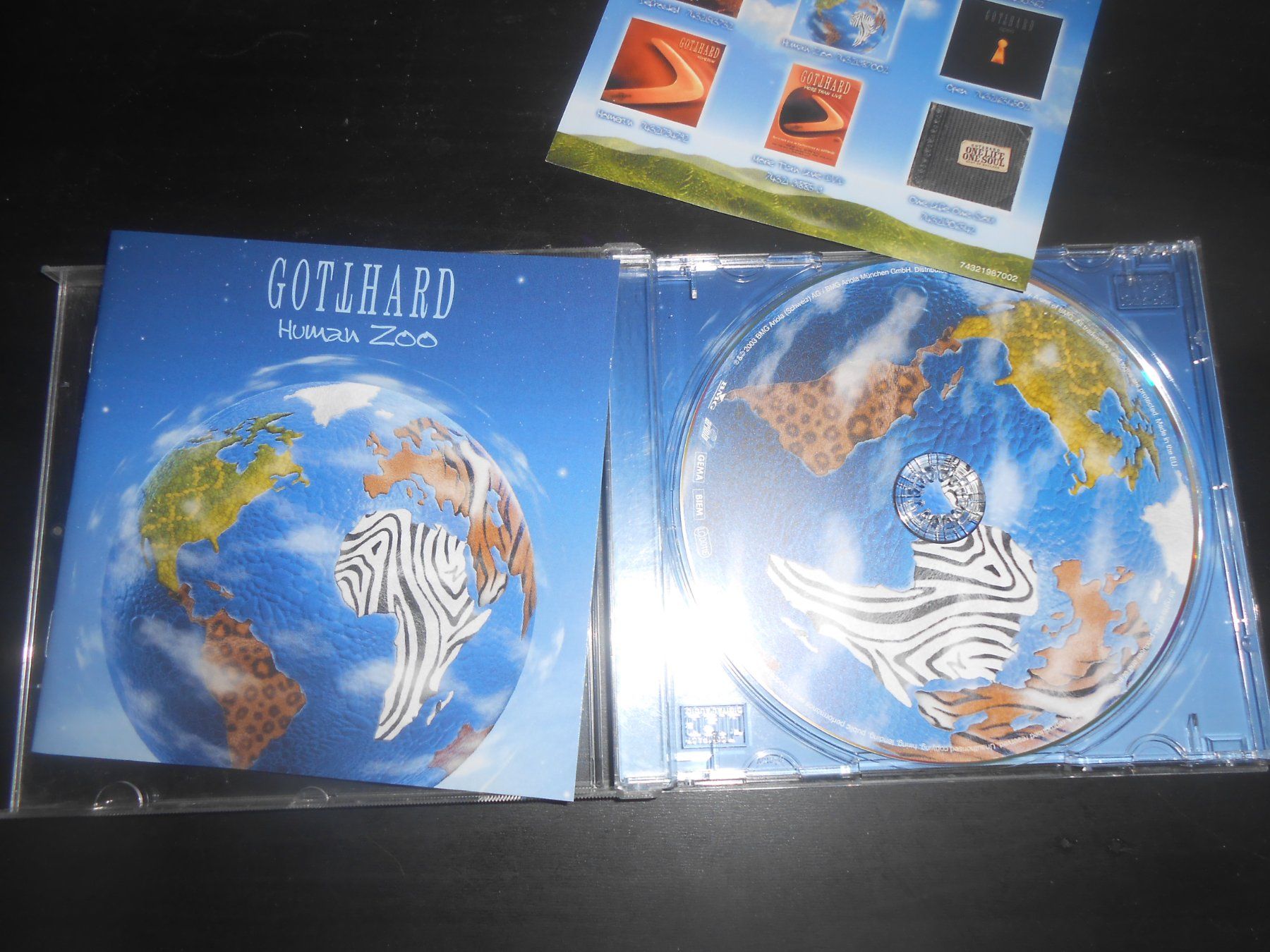CD: Gotthard – Human Zoo / 2003 – Usato da Aarberg venduto da witchhunter01