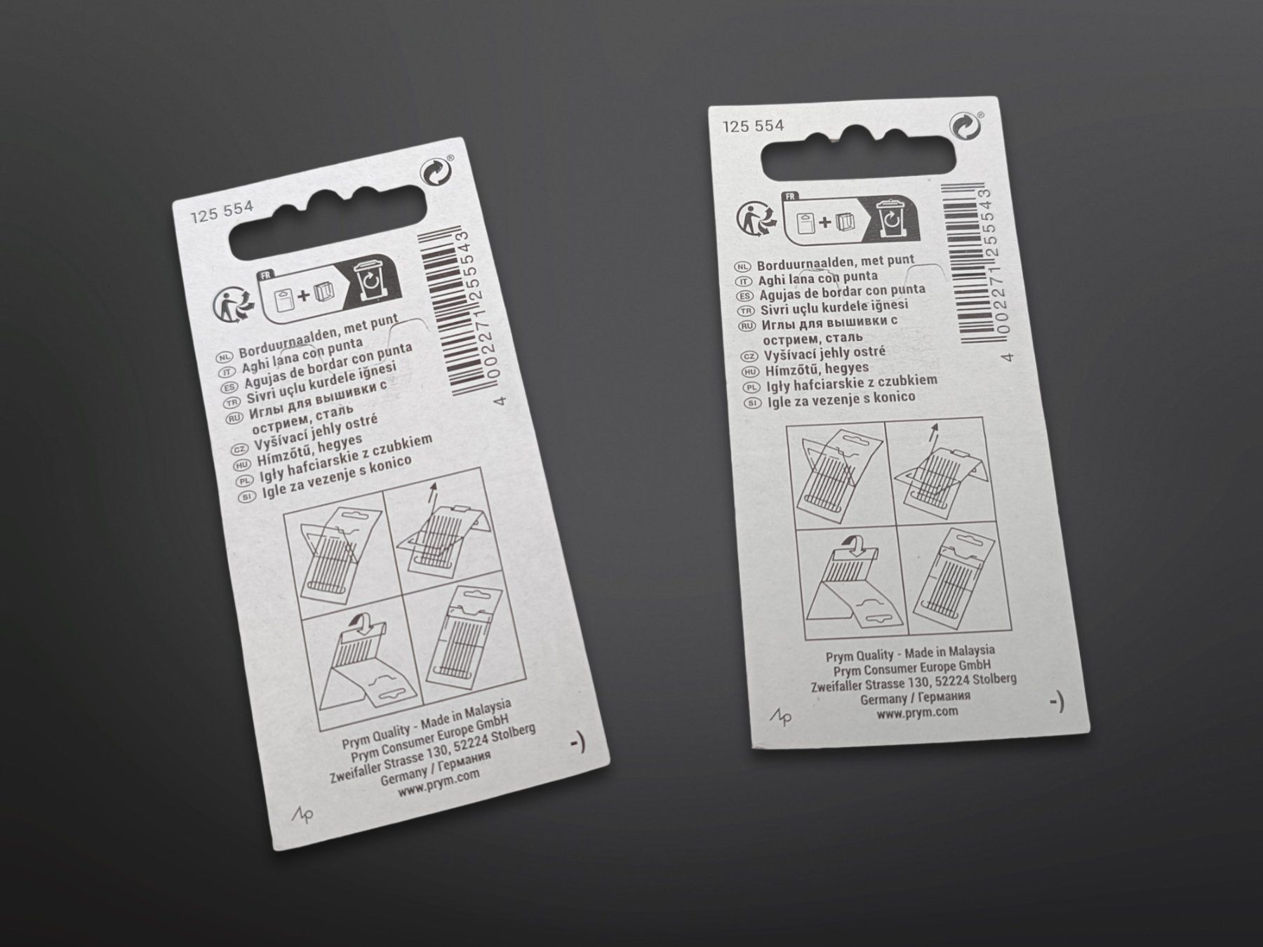 Aiguilles: PRYM Sticknadeln mit Spitze 2 x 6 Stk. – Neuf (Voir description) à Suhr par Restwert_Suhr 4