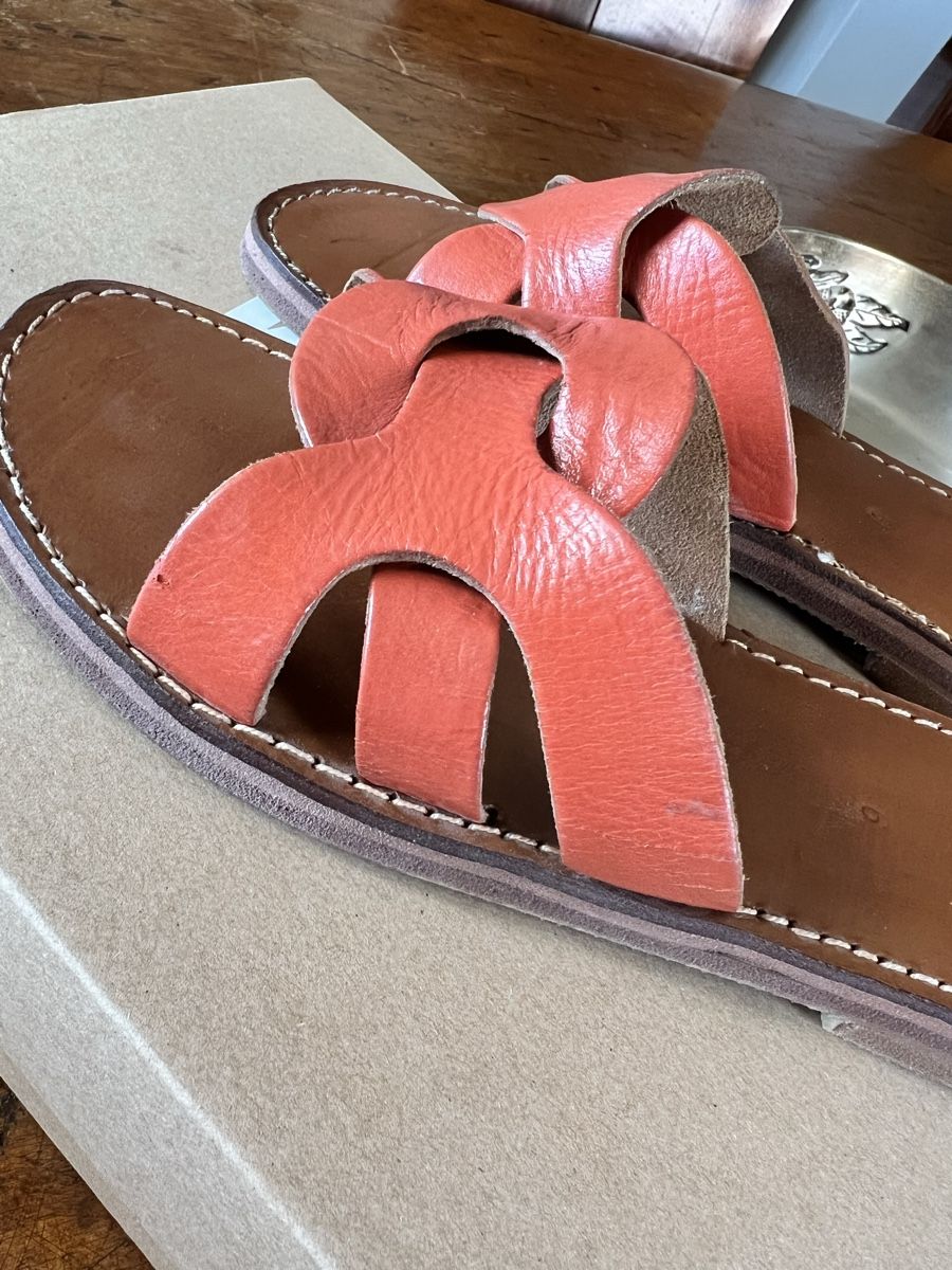 Scarpe da donna: Leather Slide Sandals – Nuovo (secondo la descrizione) da Zürich venduto da fbe_6y69 1