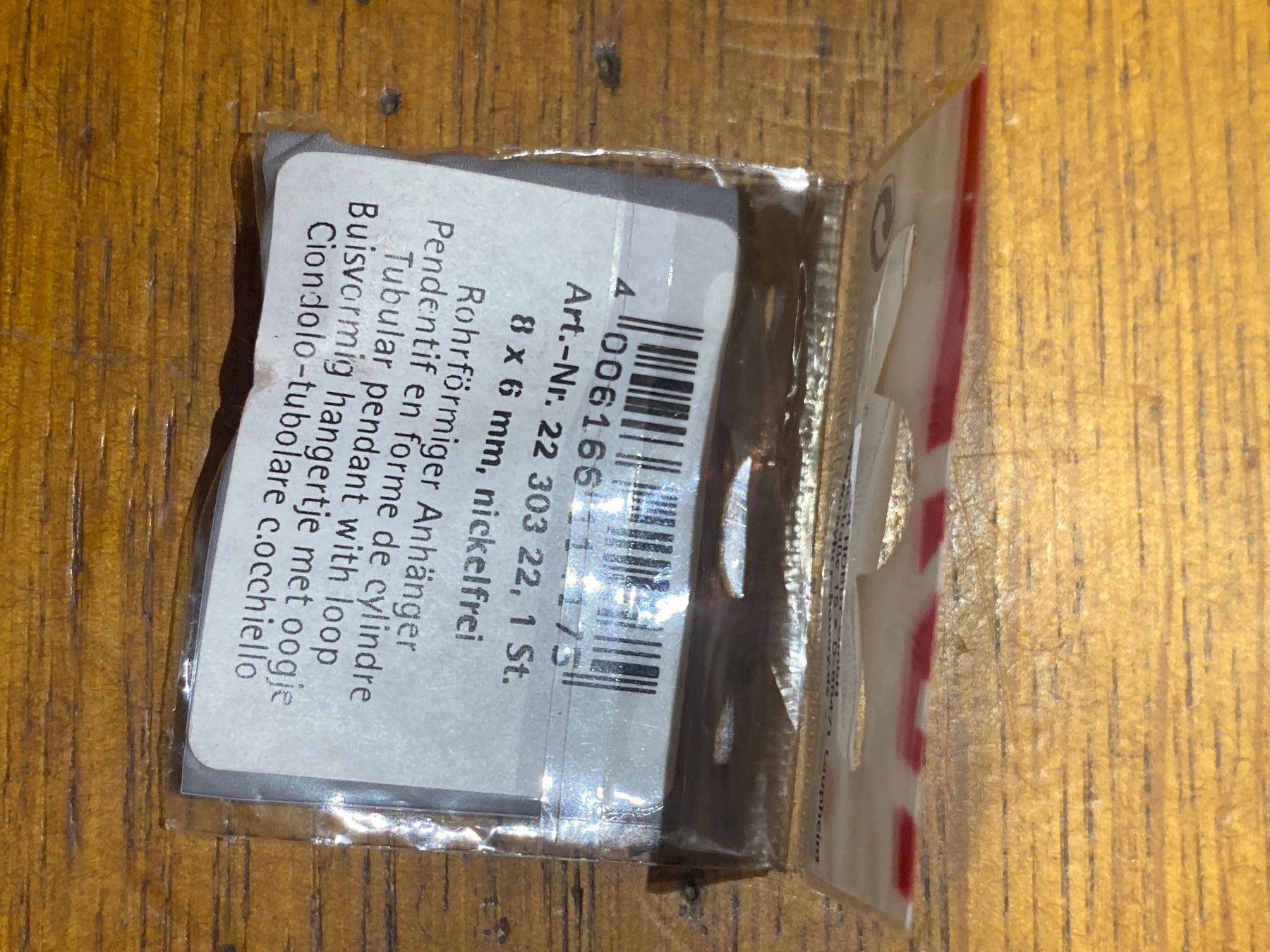 Ciondoli: Pendentif rohrformiger anhanger 2230322 – Nuovo e nell'imballaggio originale da Lajoux JU venduto da Briard0 1