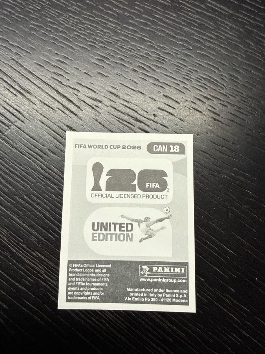 Panini Album: Panini FIFA World Cup 2026. CAN 18 – Nuovo (secondo la descrizione) da Oberweningen venduto da Burlli 1