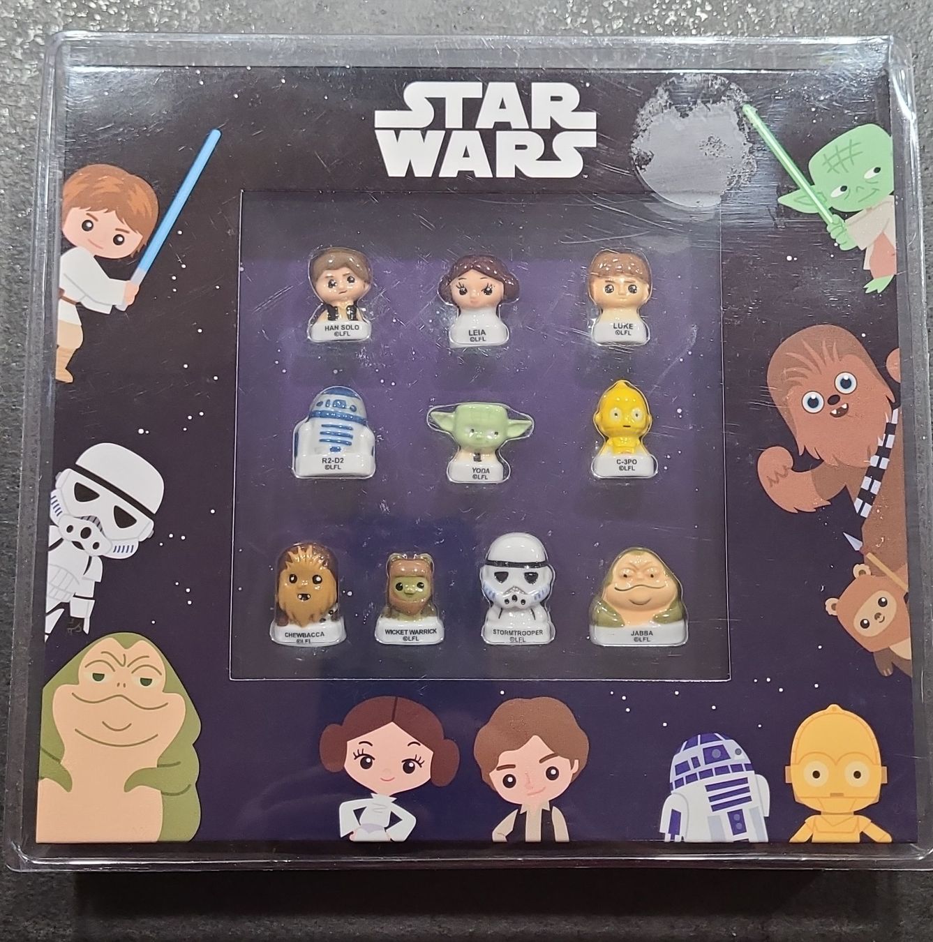 Star Wars Statuette: Collection de 10 fèves Star Wars – Nuovo e nell'imballaggio originale da Morges venduto da PascRoch