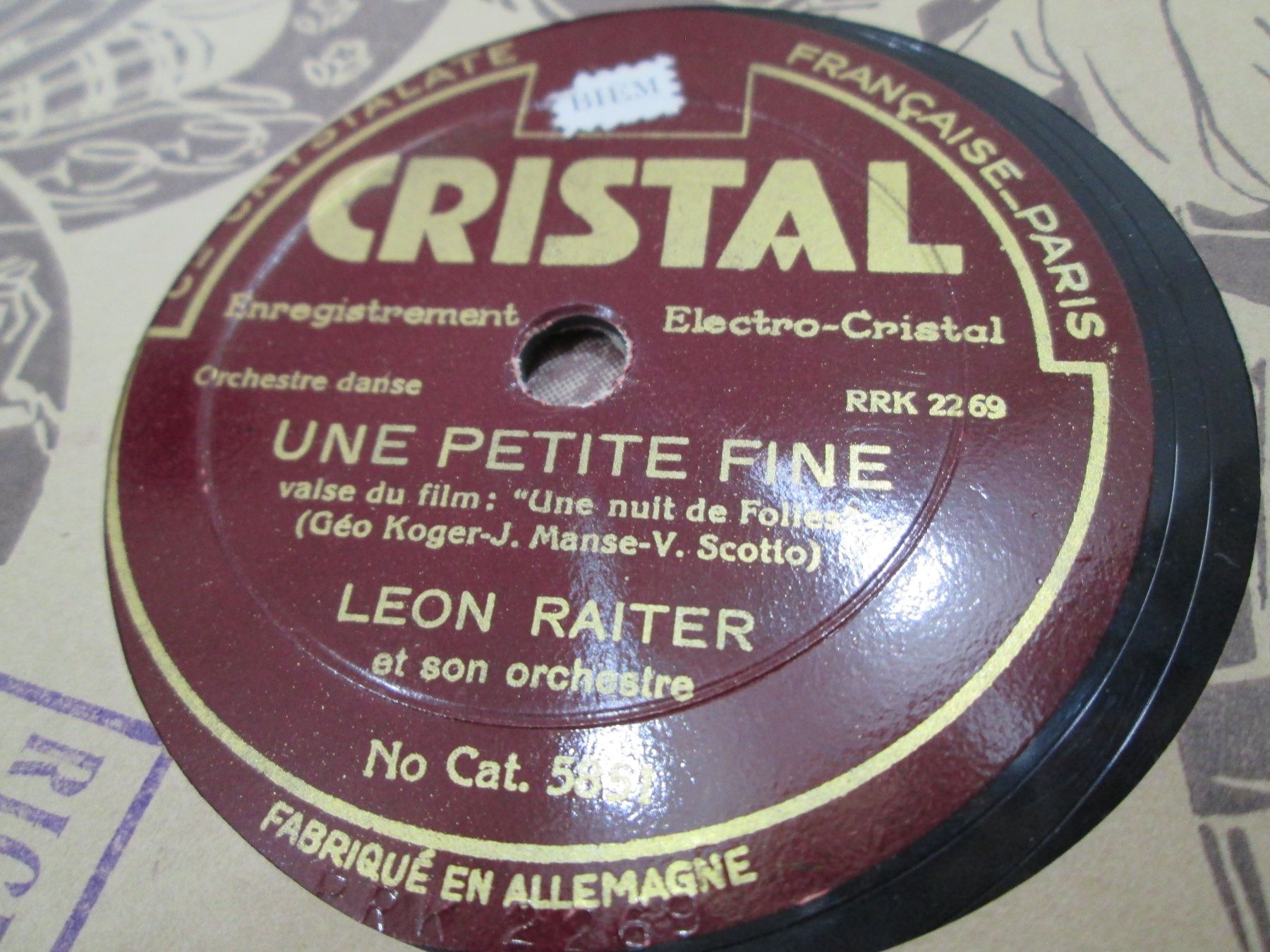 Vinyles: DISQUES 78 TOURS – D'occasion à Lausanne par Leag 7