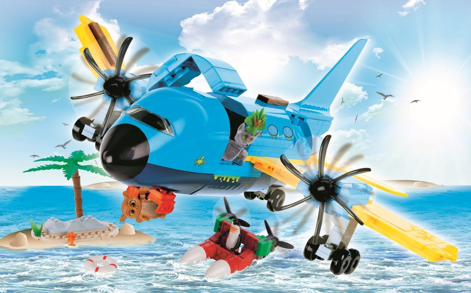 Cobi Giocattoli: Madagascar Penguins Rettungsflugzeug – Nuovo e nell'imballaggio originale da Mollis venduto da Zeitraum 3