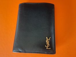 Saint Laurent Paris Tiny Cassandre Geldbörse Herren Schwarz