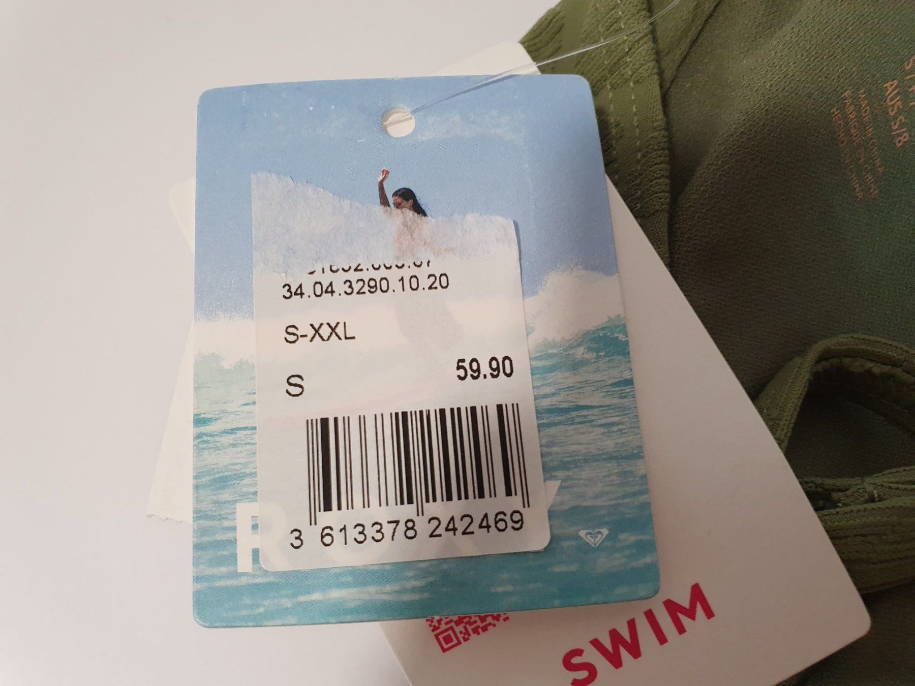 Costumi da bagno & Bikini: Damenbikini-Oberteil Roxy Größe S, EU36 – Nuovo e nell'imballaggio originale da Genève venduto da Pandinet 2
