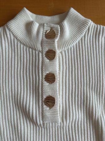 Vila Pullover beige 100% Baumwolle S 