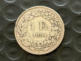 1 Franken 1894  Rar