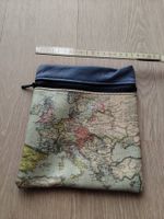 Reise-Etui/Kosmetiktasche mit Weltkarte Motiv, Top!