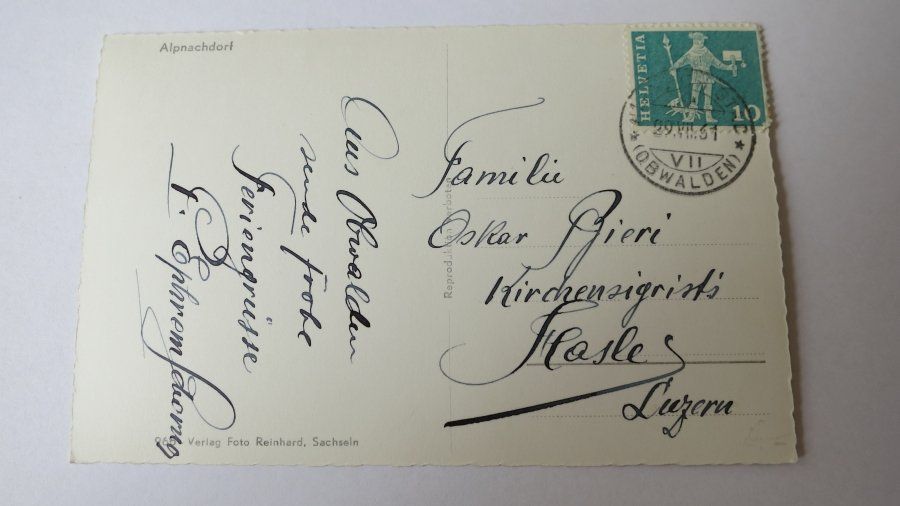 Cartoline postali: Alpnach Dorf / OW - 1931 – Usato da Jona venduto da centumprata 1