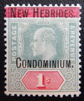 New Hebrides Neue Hebriden Kat. 9 * 1908 Kat. 35 Euro
