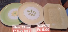 Set de 3 assiettes