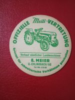 Bierdeckel Rapid E..Meier Erlinsbach Motiv Traktor