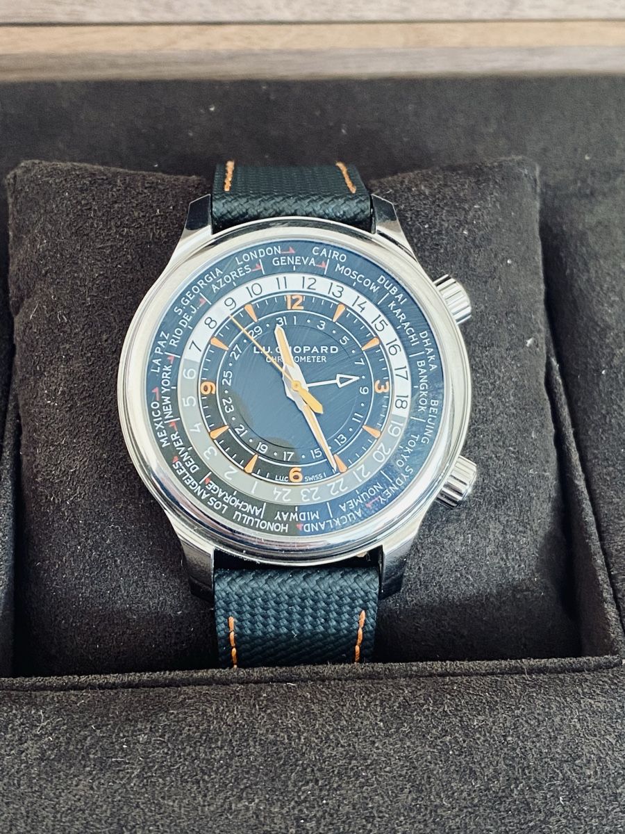 Chopard Orologi: Chopard L.U.C Time Traveler One, GMT – Usato da Wettswil venduto da HeureNoble