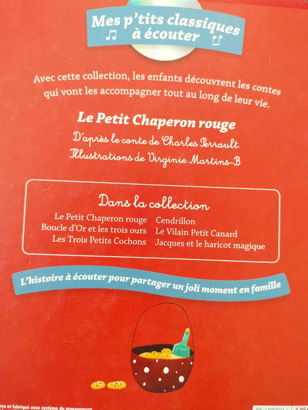 Libri: Le petit Chaperon Rouge Mes p'tits classiques à écouter CD – Usato da Cortaillod venduto da rozinna 9