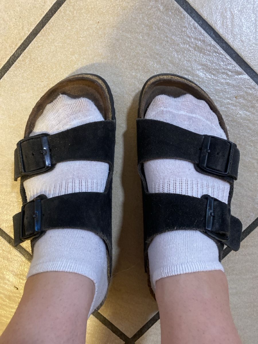 Birkenstock Chaussures hommes: Birkenstock Wildleder Arizona  – D'occasion à Wengi b. Büren par sch_dmj5