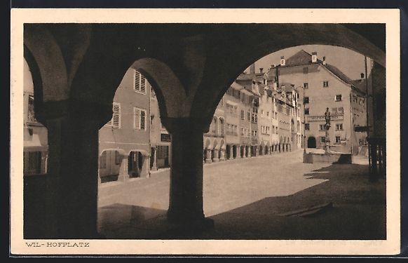 Cartes postales: AK Wil, Hofplatz, 1916 – D'occasion à Berlin par bartko-reher