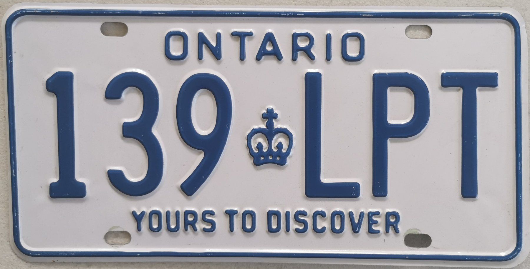 Insegne: Canada Licence Plate Ontario – Usato da Tägerwilen venduto da Schildi05