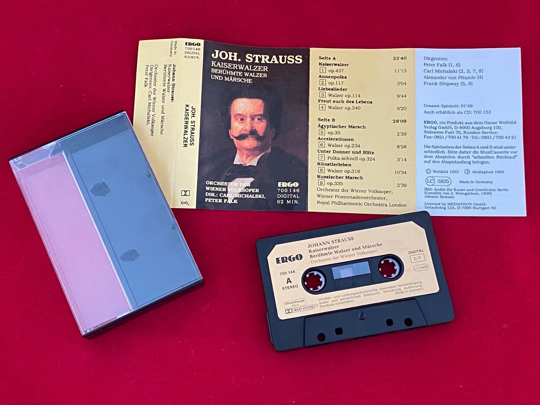 Musicassette: Johann Strauss - 2 MC – Usato da Egolzwil venduto da Bubbly76 4