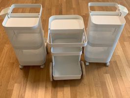 3 Service-, Rollwagen von Ikea Dajlien