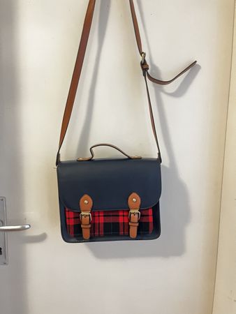 Tosc Umhängetasche, Schultertasche, Handtasche, Navy