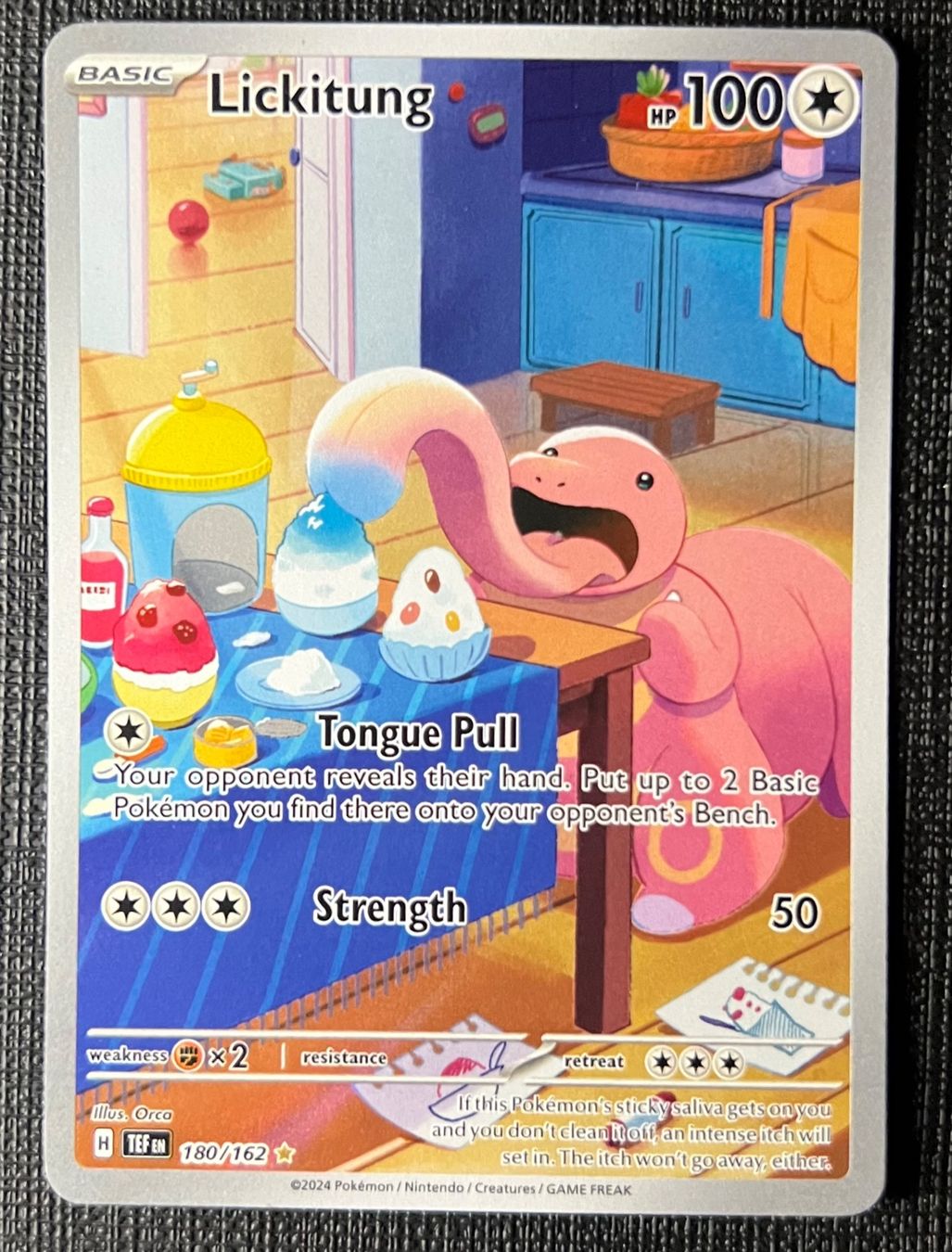 Pokémon Carte collezionabili: Pokemon Lickitung 180/162 Temporal Forces EN – Usato da Appenzell venduto da RMBricks