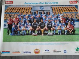 Grand Poster PSG / ASSE 1982/83 – Calendrier Foot Vintage Nancy