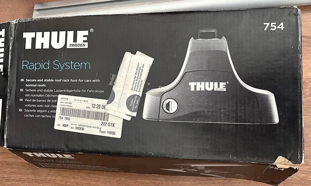 Thule Barres de toit: Thule Wingbar und Rapid System – D'occasion à Utzenstorf par Lessienelensar 1