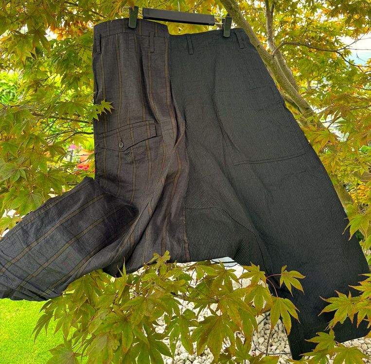 Mehrfarbige Hose Hosenrock OPA-Tiefschritt RUNDHOLZ zu Nile (D&amp;#39;occasion ...
